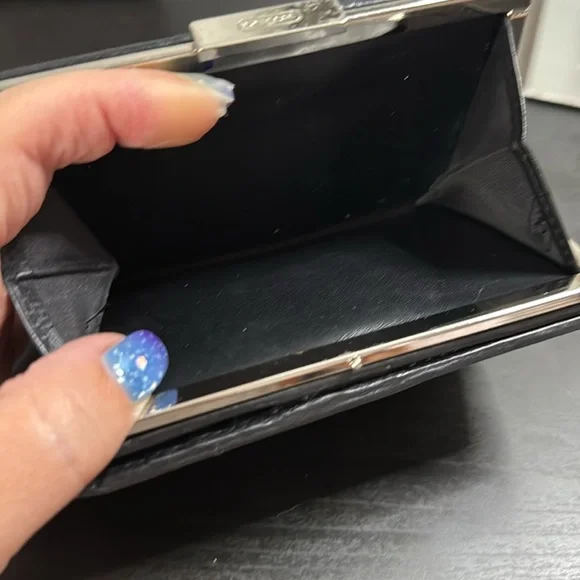 Coach 🤎 Canvas Bifold Wallet with Coach lock. - Picture 8 of 9